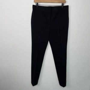 AKRIS PUNTO Switzerland Black Stretch Knit Pants Tapered Ponte Work